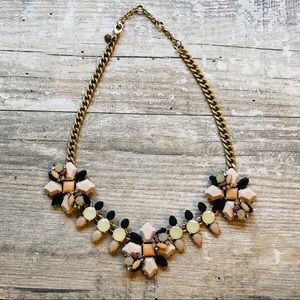 J. Crew chunky floral necklace